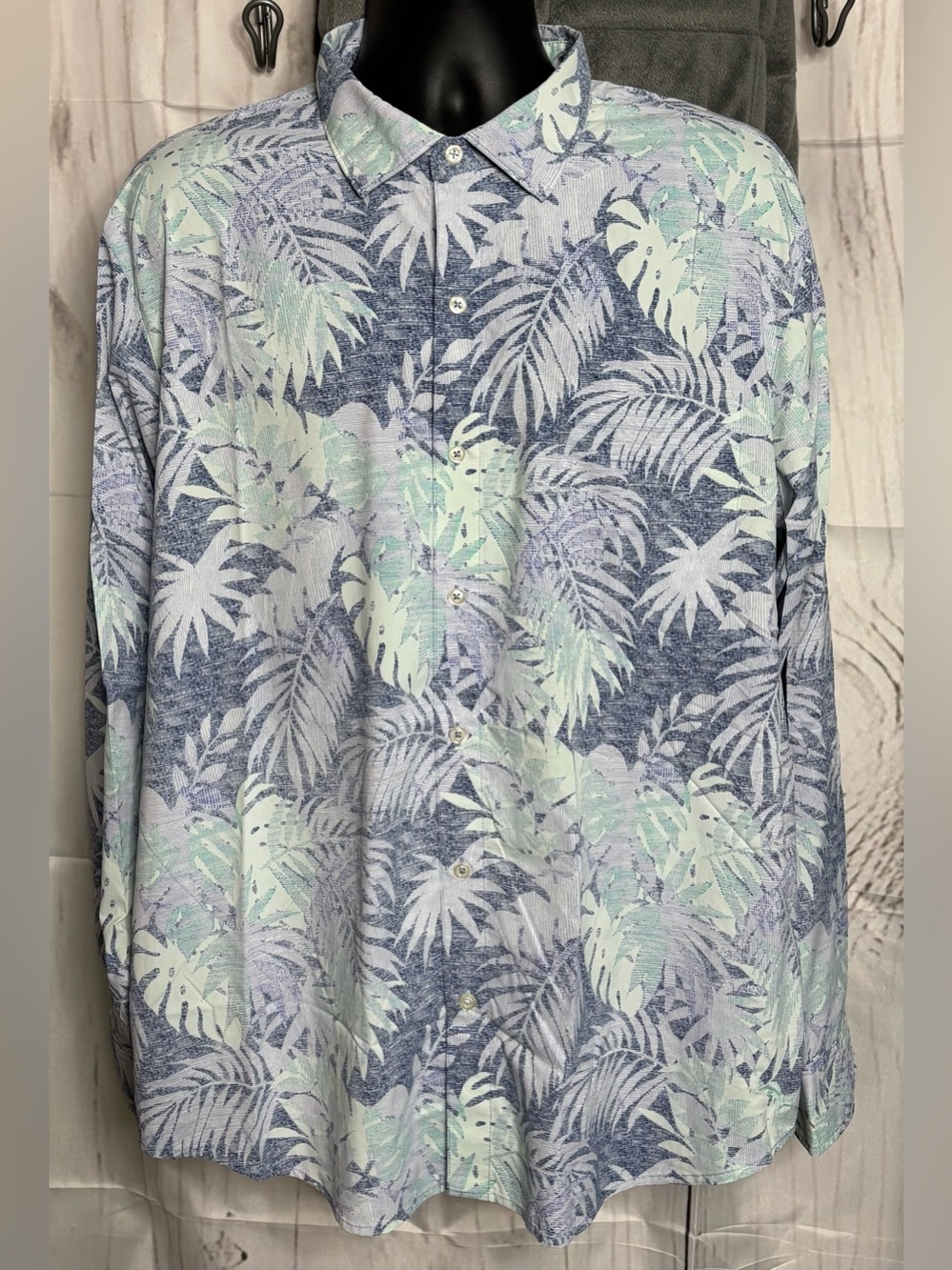Tommy Bahama NWT Siesta Key Palmetto Blues IslandZone Shirt XL